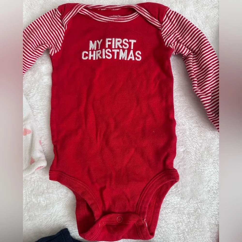 Baby Girl Clothing Bundle (7pc) Size 6-9 month Carter’s, Just One You, & More